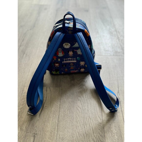 Disney Parks Loungefly Icons & Attractions Mini Backpack - Picture 4 of 8